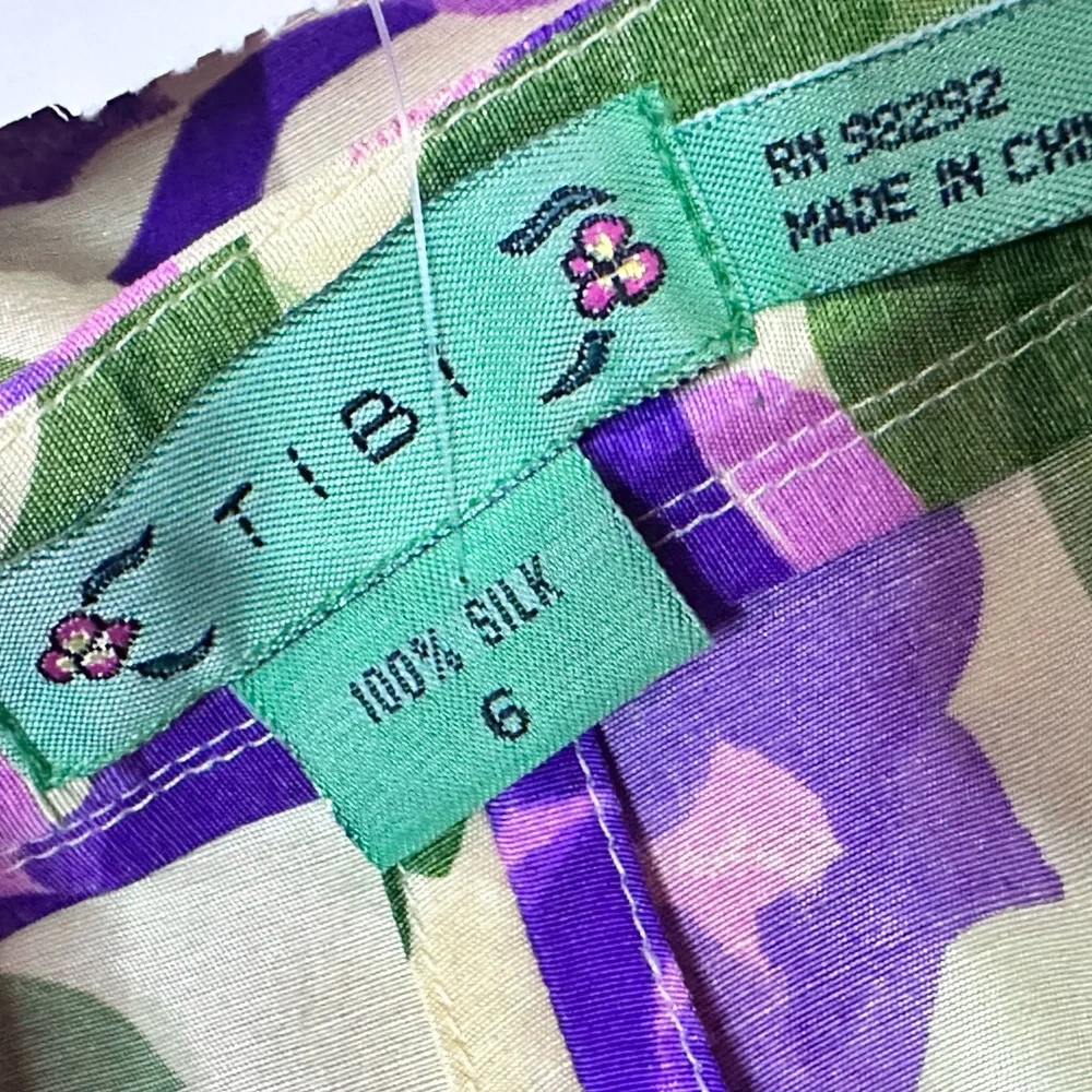 NWOT Tibi 100% Silk High Rise Floral Shorts
